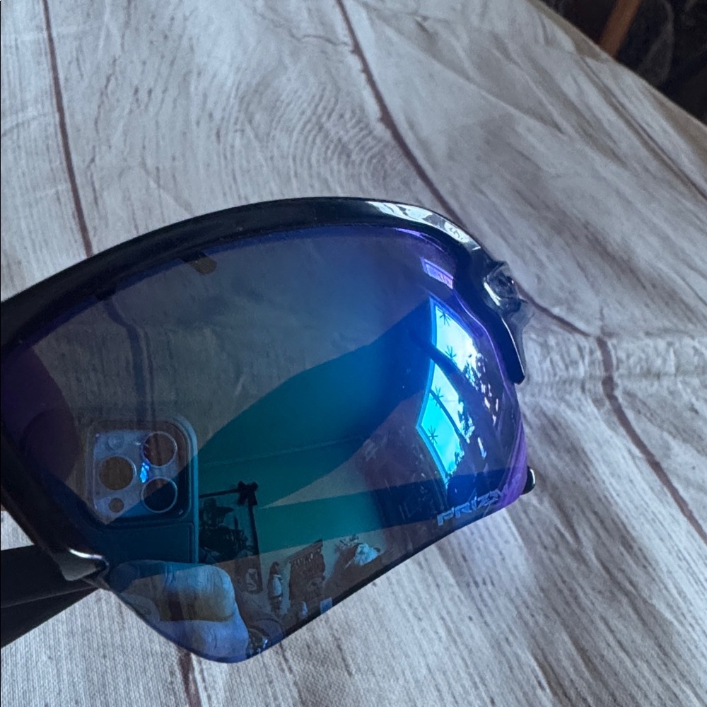 Oakley Men's Flak 2.0 Black/Saphire Prizm Lenses - Picture 13 of 16